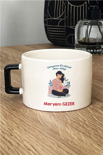 Anne Adayı Kişiye Özel Lüks Fincan