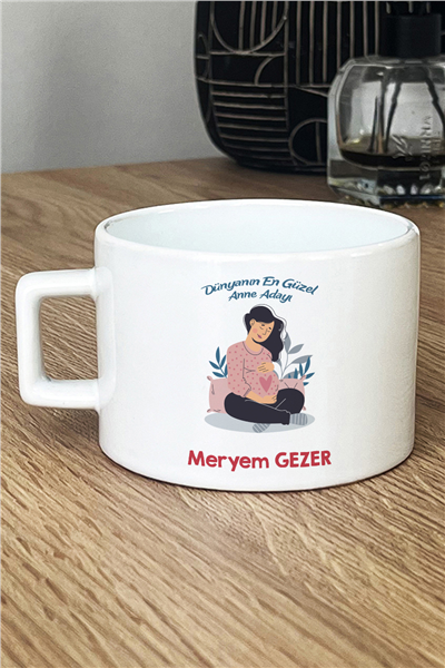 Anne Adayı Kişiye Özel Lüks Fincan