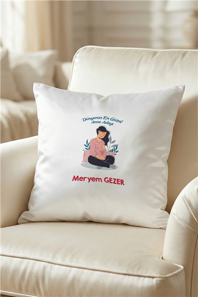 Anne Adayı Kişiye Özel Yastık