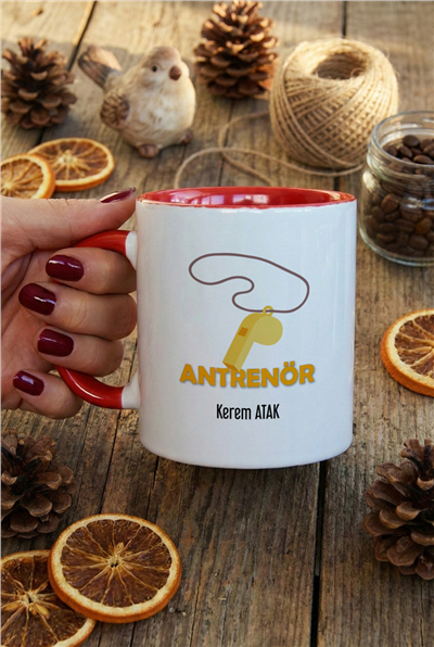 Antrenör Kişiye Özel Kupa Bardak Standart