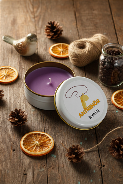 Antrenör Kişiye Özel Mum