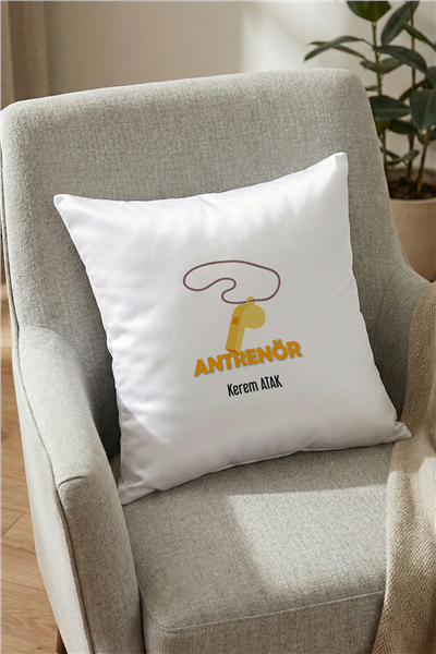 Antrenör Kişiye Özel Yastık