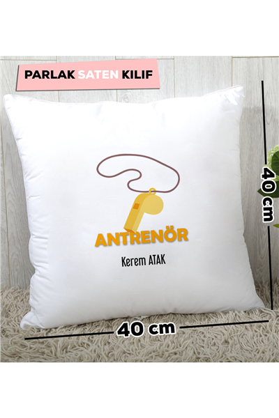 Antrenör Kişiye Özel Yastık