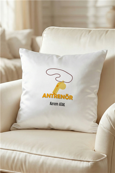 Antrenör Kişiye Özel Yastık