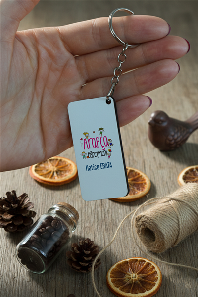 Arapça Öğretmeni Kişiye Özel Anahtarlık