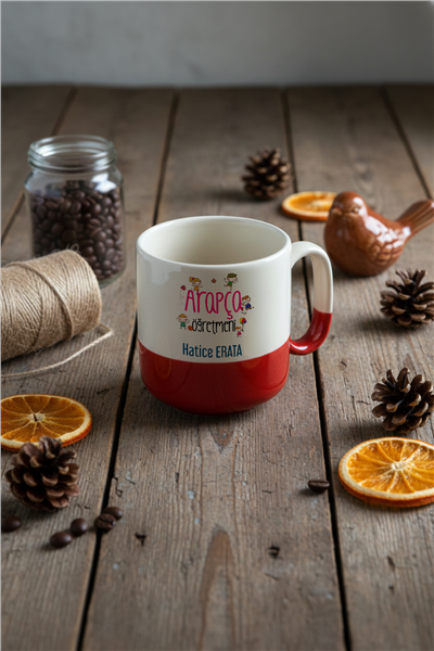 Arapça Öğretmeni Kişiye Özel Kupa Bardak Pro