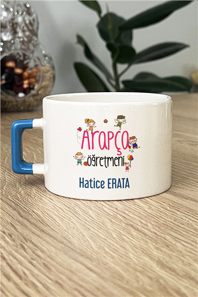 Arapça Öğretmeni Kişiye Özel Lüks Fincan