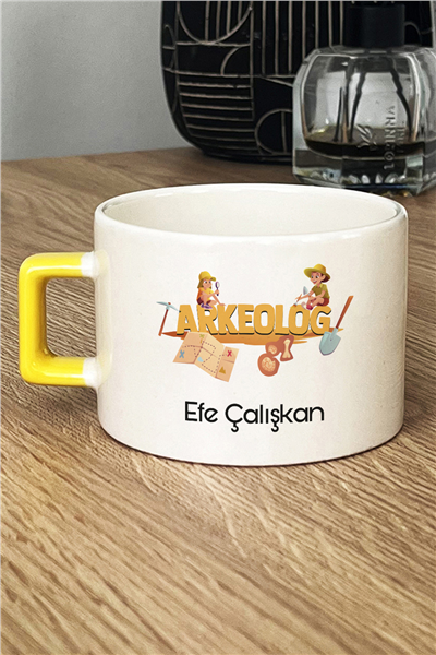 Arkeolog Kişiye Özel Lüks Fincan