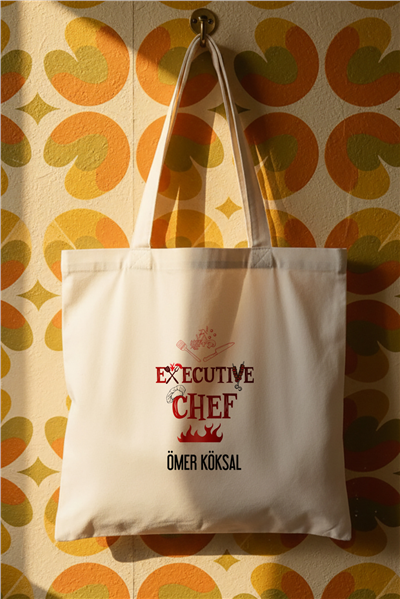 Aşçı Kişiye Özel Bez Çanta