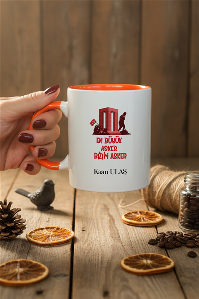 Asker Kişiye Özel Kupa Bardak Standart
