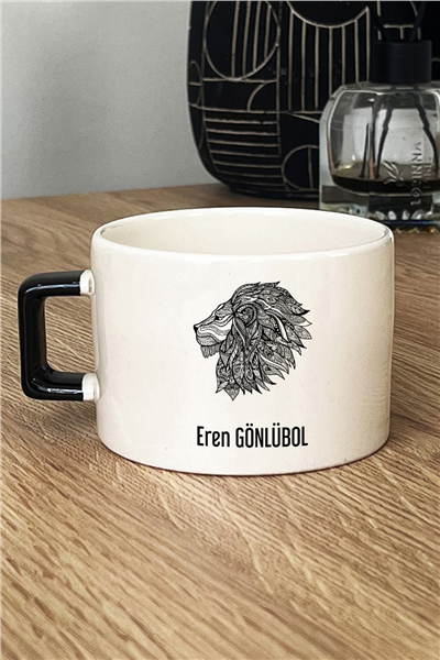 Aslan Kişiye Özel Lüks Fincan