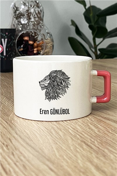 Aslan Kişiye Özel Lüks Fincan