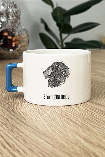 Aslan Kişiye Özel Lüks Fincan