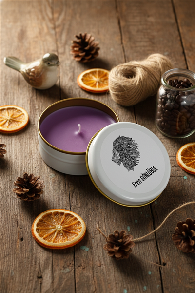 Aslan Kişiye Özel Mum