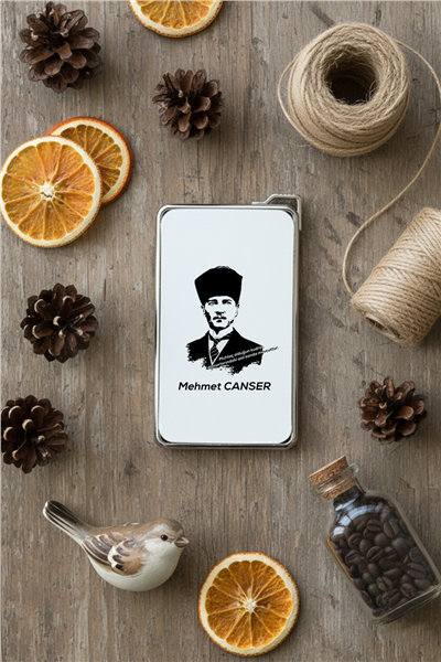 Atatürk Asilkan Kişiye Özel Çakmak