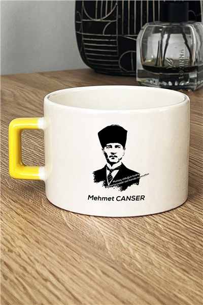 Atatürk Asilkan Kişiye Özel Lüks Fincan