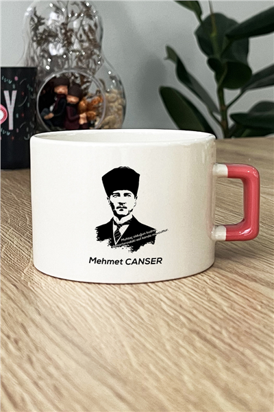 Atatürk Asilkan Kişiye Özel Lüks Fincan