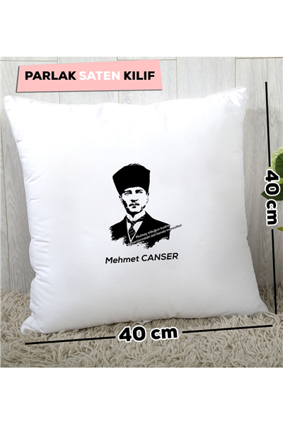 Atatürk Asilkan Kişiye Özel Yastık