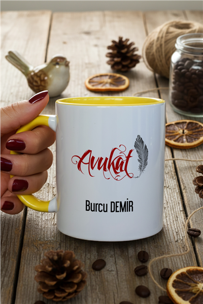 Avukat Kişiye Özel Kupa Bardak Standart