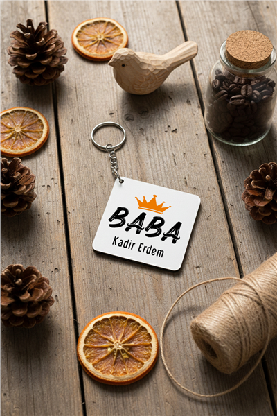 Baba Kişiye Özel Anahtarlık