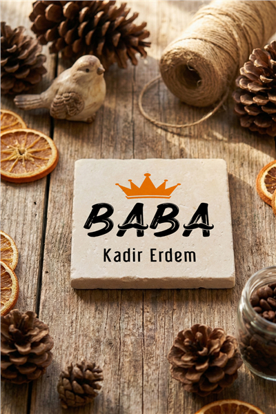Baba Kişiye Özel Bardak Altlığı