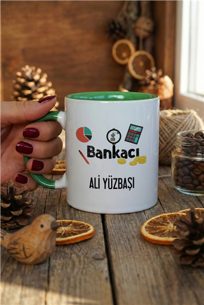 Bankacı Kişiye Özel Kupa Bardak Standart