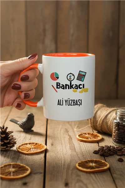 Bankacı Kişiye Özel Kupa Bardak Standart