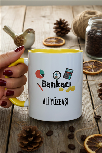 Bankacı Kişiye Özel Kupa Bardak Standart