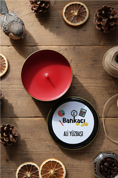 Bankacı Kişiye Özel Mum