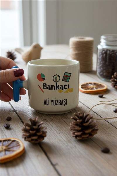 Bankacı Kişiye Özel T Kupa