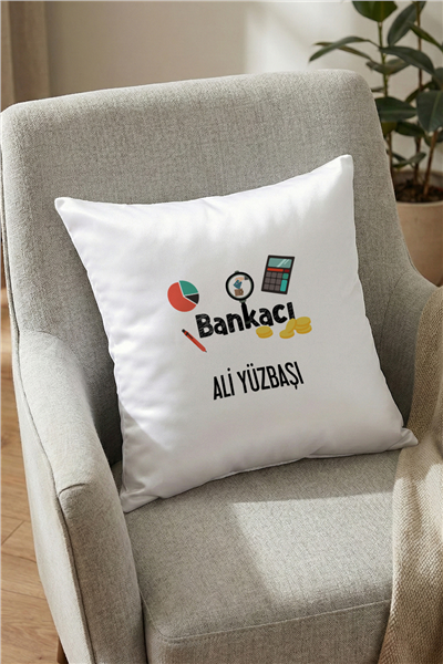 Bankacı Kişiye Özel Yastık