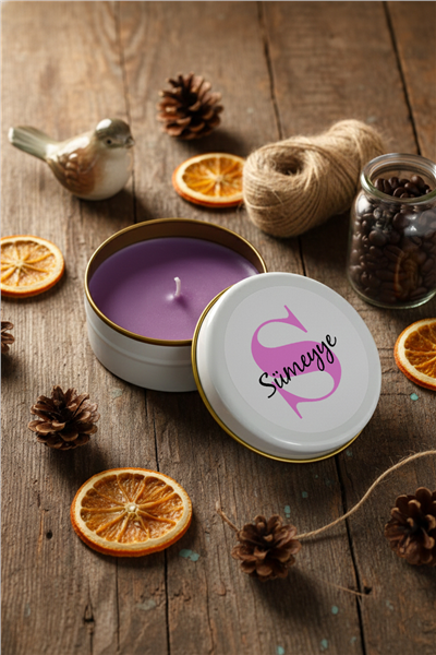 Baş Harf ve İsim Kişiye Özel Mum