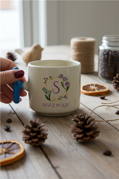 Baş Harf ve İsim Kişiye Özel T Kupa