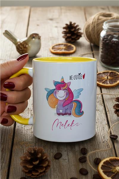 Be Cutie Unicorn  Kişiye Özel Kupa Bardak Standart