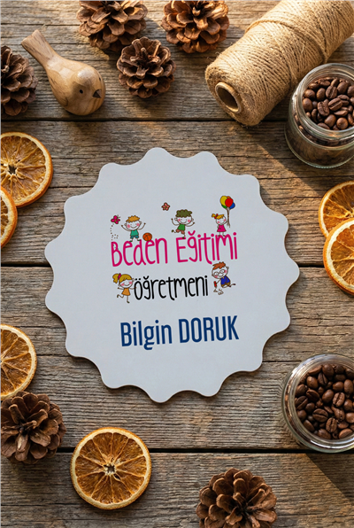 Beden Eğitimi Öğretmeni Kişiye Özel Bardak Altlığı