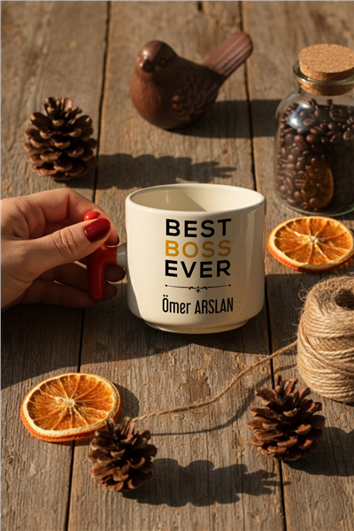 Best Boss Ever Kişiye Özel T Kupa