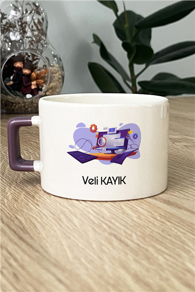 Bilgisayar Mühendisi Kişiye Özel Lüks Fincan
