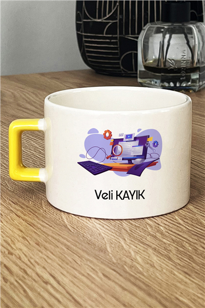 Bilgisayar Mühendisi Kişiye Özel Lüks Fincan