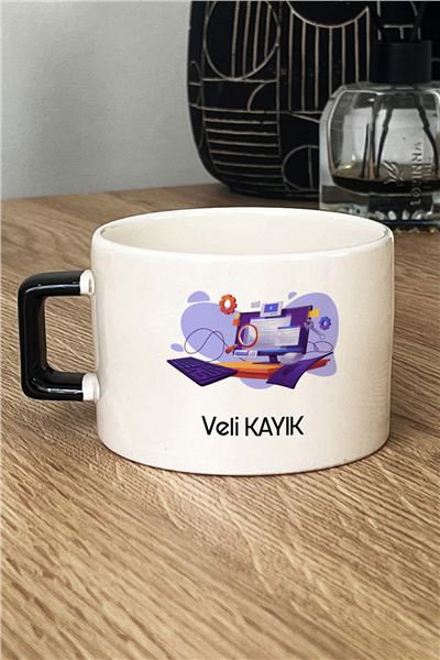 Bilgisayar Mühendisi Kişiye Özel Lüks Fincan