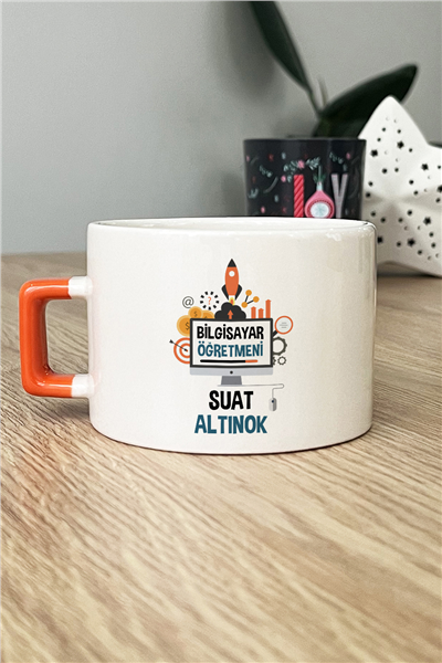 Bilgisayar Öğretmeni Kişiye Özel Lüks Fincan