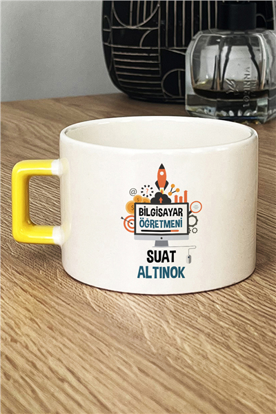 Bilgisayar Öğretmeni Kişiye Özel Lüks Fincan