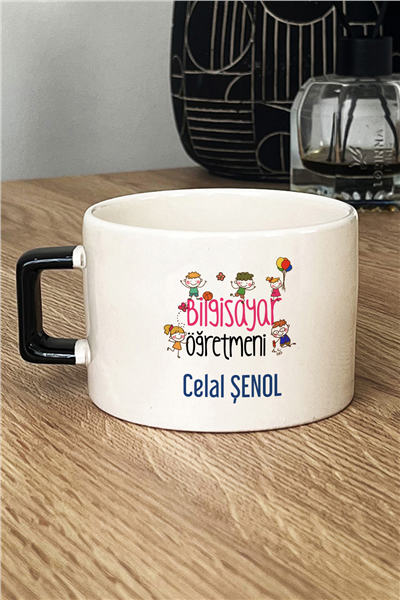 Bilgisayar Öğretmeni Kişiye Özel Lüks Fincan