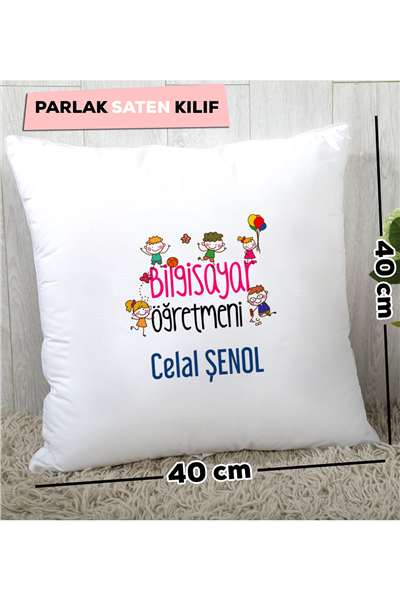 Bilgisayar Öğretmeni Kişiye Özel Yastık