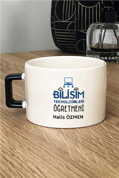 Bilişim Teknolojileri Öğretmeni Kişiye Özel Lüks Fincan