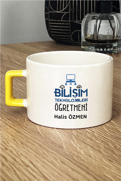 Bilişim Teknolojileri Öğretmeni Kişiye Özel Lüks Fincan