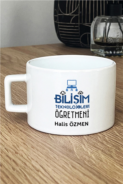Bilişim Teknolojileri Öğretmeni Kişiye Özel Lüks Fincan