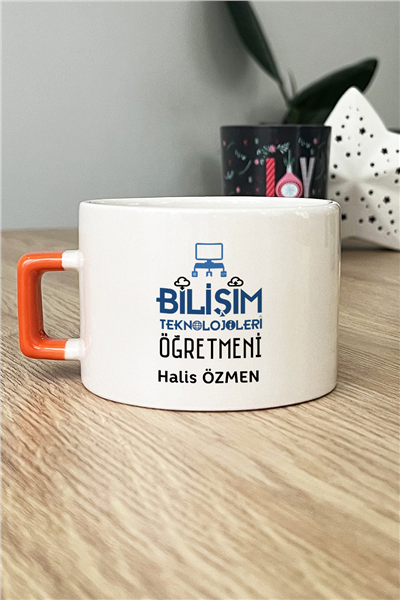 Bilişim Teknolojileri Öğretmeni Kişiye Özel Lüks Fincan