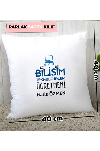Bilişim Teknolojileri Öğretmeni Kişiye Özel Yastık