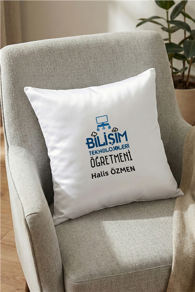 Bilişim Teknolojileri Öğretmeni Kişiye Özel Yastık