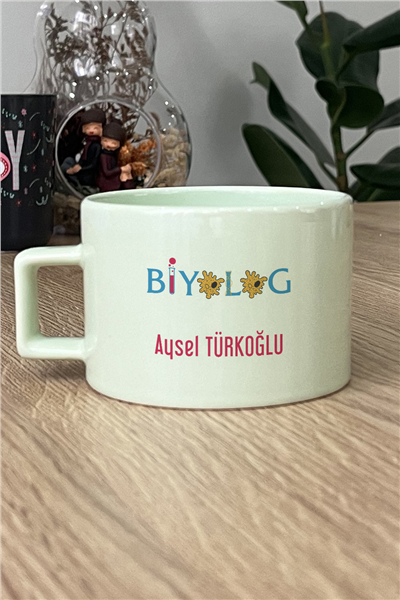 Biyolog Kişiye Özel Lüks Pastel Fincan